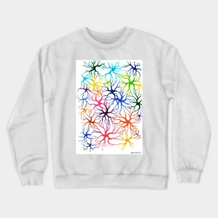 Colorful neural network Crewneck Sweatshirt